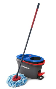 lot 720 image: O-Cedar RinseClean Clean Water Spin Mop and Bucket System  Clean with Clean Water  Removes 99% of Bacteria