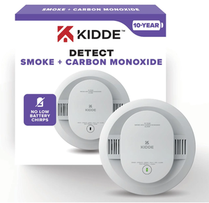 lot 727 image: Kidde 10-Year Sealed Lithium Battery-Operated Combination Smoke & Carbon Monoxide Detector