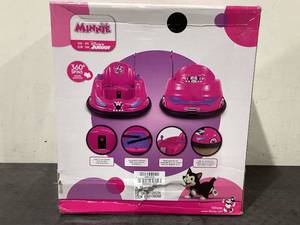 lot 690 image: 6V Disney Minnie 6V Bumper Car Ride on Toy