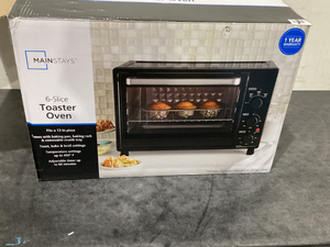 lot 705 image: Mainstays XL Toaster Oven, 32L 6-Slice Family Size