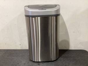 lot 601 image: Nine Stars 21.1 Gallon Trash Can, Motion Sensor Touchless Kitchen Trash Can, Stainless Steel