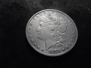 1878 Morgan Silver Dollar 8 Tailfeather