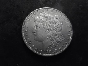 1880 O Morgan Silver Dollar