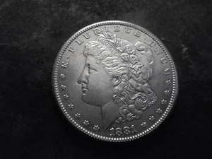 1881 S Morgan Silver Dollar