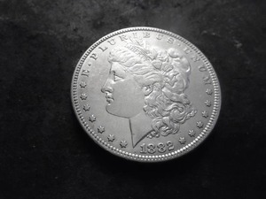 1882 Morgan Silver Dollar