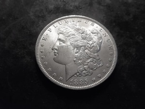 1885 O Morgan Silver Dollar