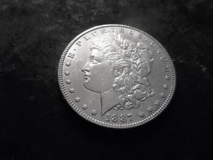 1887 Morgan Silver Dollar