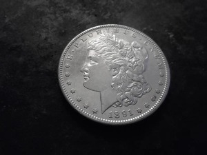 1891 S Morgan Silver Dollar