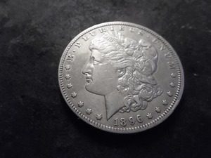 1896 O Morgan Silver Dollar