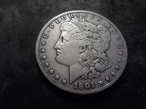 1901 S Morgan Silver Dollar