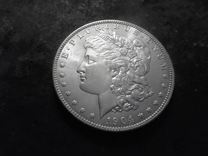 1904 O Morgan Silver Dollar