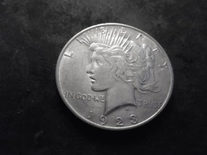1923 D Peace Silver Dollar