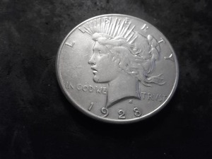 1928 S Peace Silver Dollar