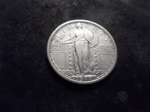 1917 Standing Liberty Quarter Type 1