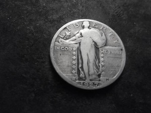 1927 S Standing Liberty Quarter