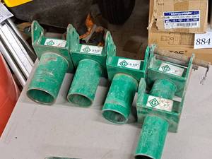 lot 67 image: Lot of (5) Greenlee Adapters - 4, 3-12, 3