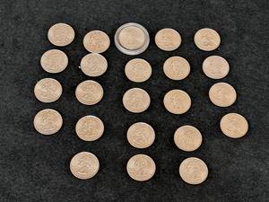 lot 219 image: Lot of (23) Washington Quarters