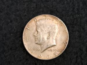 lot 223 image: Kennedy Half Dollar 1965