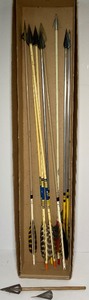 lot 35 image: Nine Vintage Arrows