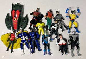 lot 86 image: 1990s MarvelDC Action Figures