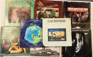lot 144 image: Lot of 13 Vintage Record Albums Cher, John Denver, Cat Stevens etc