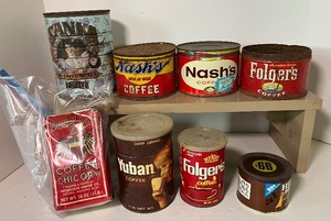 lot 146 image: Vintage Coffee Tins