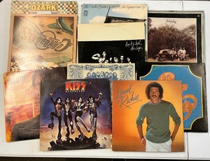 Vintage Record Albums Lot of 13 Kiss, Chicago, Heat