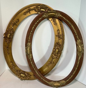 lot 237 image: Two Vintage Oval Frames