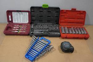 Assorted Tools - Hardness Tester, Wrenches, Sockets