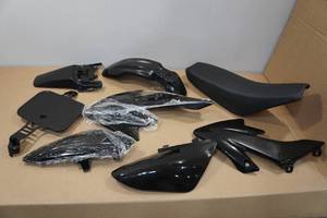 Plastic Fender Fairing Body Work Kit -Black