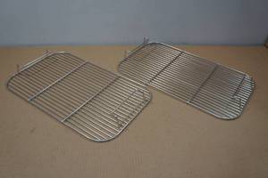 2 Stainless Steel Stackable Backing Racks 16x10