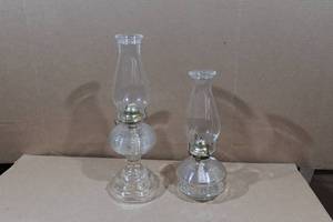 2 Vintage Oil Lamps
