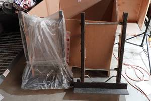 2 Antique Wood Frame Hand Carts