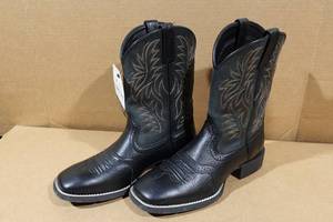 Ariat Mens Sports Western Wide Square Toe Boots -Size 9