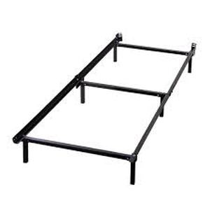 Zinus Compack Twin Black Metal Bed Frame  Customer Returns See Pictures