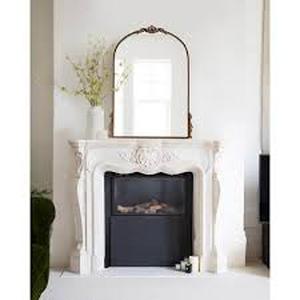 Kate and Laurel Myrcelle 24.37 in. W x 32.50 in. H Bronze Arch Traditional Framed Decorative Wall Mirror   Customer Returns See Pictures