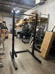 Zurich Barbell half rack with Safety spot arms,  J cups and pull up bar
