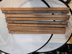 lot 25 image: Lot of 9 Premium Ipe Hardwood Brazilian Decking (New)
