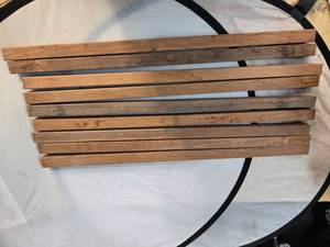 lot 27 image: Lot of 9 Premium Ipe Hardwood Brazilian Decking (New)