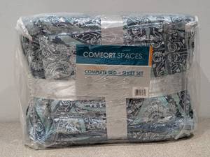 lot 41 image: BRAND NEW COMFORT SPACE QUEEN SIZE ANTIMICROBIAL SHEET SET
