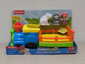 lot 46 image: BRAND NEW FISHER PRICE LITTLE PEOPLE CHOO-CHOO ZOO TRAIN