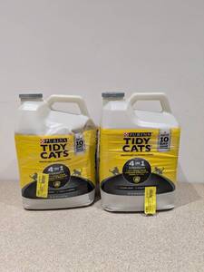 lot 64 image: (2) BRAND NEW PERINA TIDY CATS MULTI CAT CLUMPING LITTER