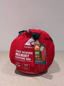 lot 60 image: BRAND NEW OZARK TRAIL COLD WEATHER MUMMY SLEEPING BAG