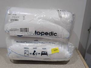 lot 101 image: BRAND NEW SERTA SERTAPEDIC MICROBAN PILLOWS (2)