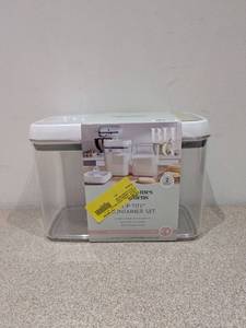 lot 96 image: BRAND NEW BETTER HOME & GARDEN CONTAINER SET