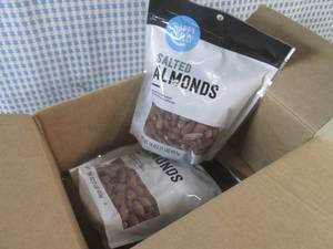 (B-2) 2 Pounds of Salted Almonds 2 ...