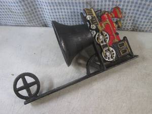 (H-1) Cast Iron Bell and Train Engi...