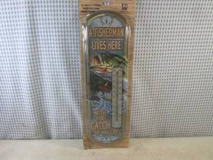 (H-1) Metal Thermometer A Fisherma...