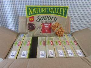 (B-1) 8 Boxes of Nature Valley Smok...