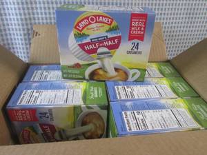 (C-1) 6 Boxes of 24 Half and Half C...